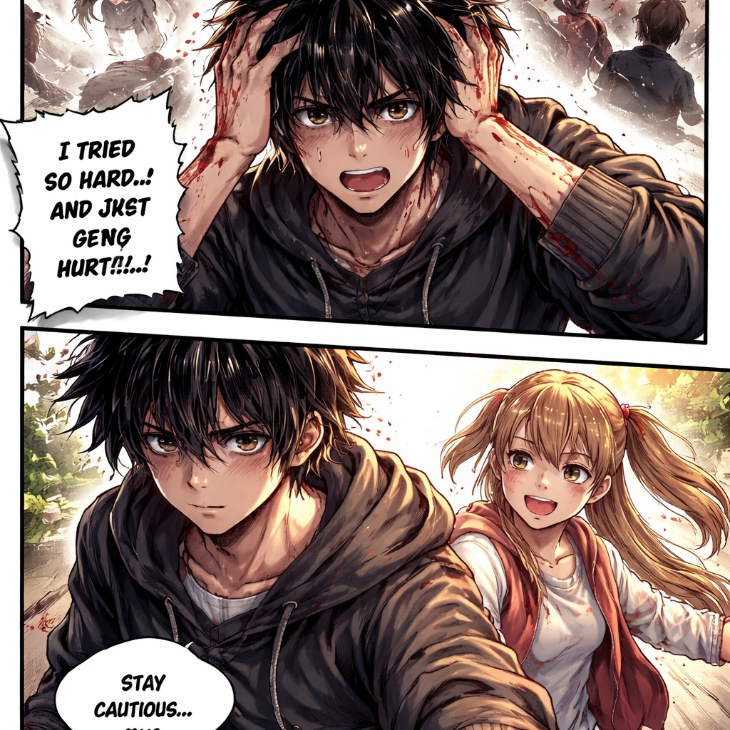 un joven de 18 años con una que mediante errores va generando traumas, hasta perder las ganas de interactuar y hablar durante dos 2, apesar de eso mediante su hermana poco a poco va retomando el interactuar, pero siempre precavido,