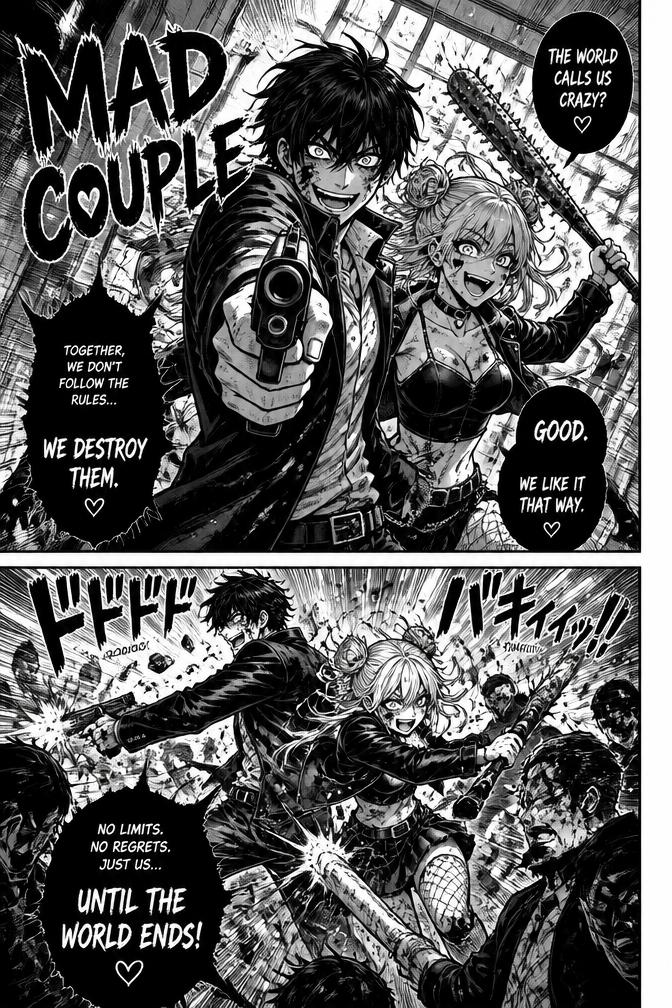 Mad couple the title
