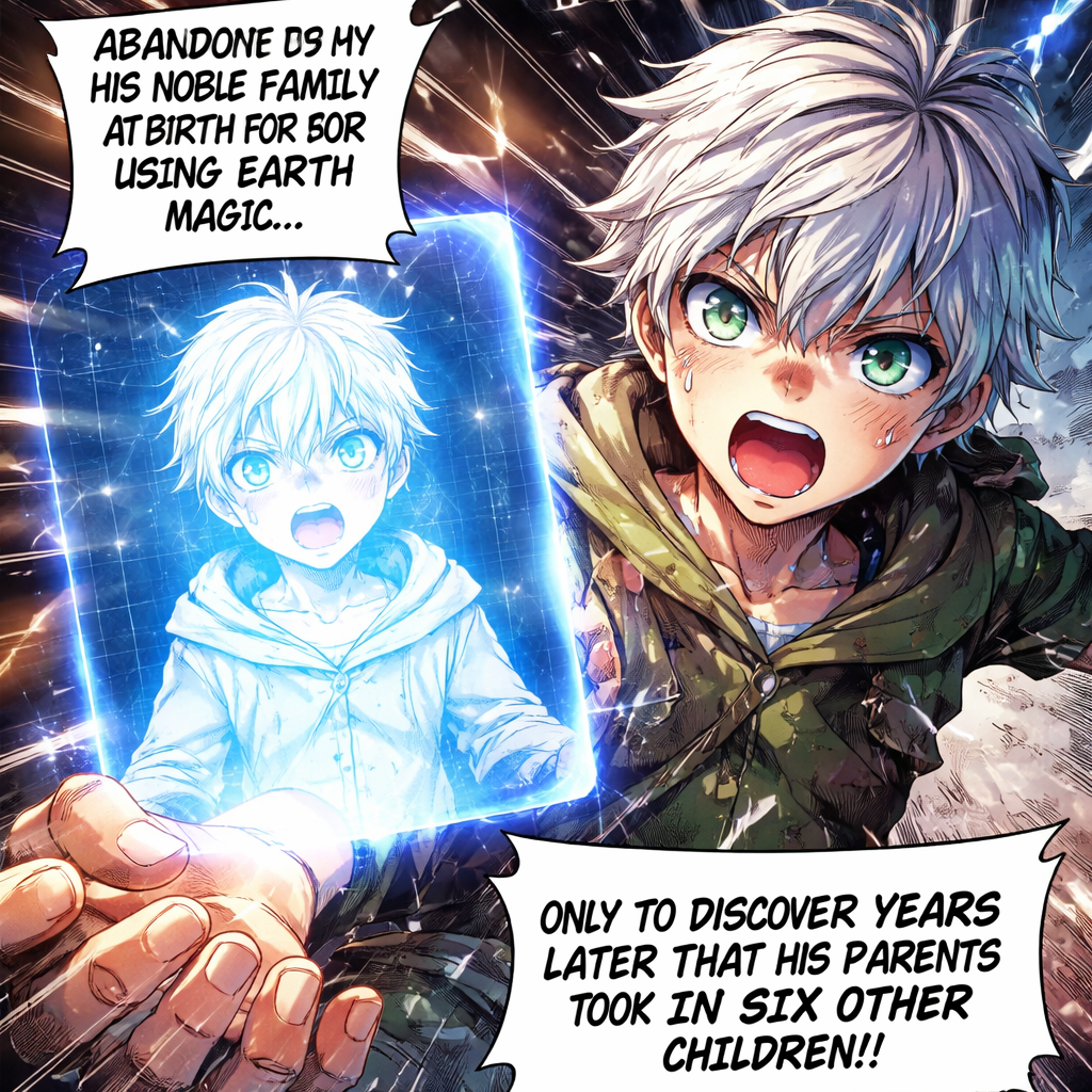 I stood near a hologram of a young boy no older than nine with silver hair and green eyes. His name was Lis Tolope. He was born in a noble family but almost immediately they send him to an orphanage because he was an earth mana user instead of their traditional light and dark. Lis spent his whole life believing his parents either died or wanted him to be safe until the day seven year old little shit tripped him breaking a button on the instead of his pants helping him recollect the night his parents abandoned him. After remembering he went to their house to check on them finding they had six children living with them–made their abandonment of him twice as hurtful.