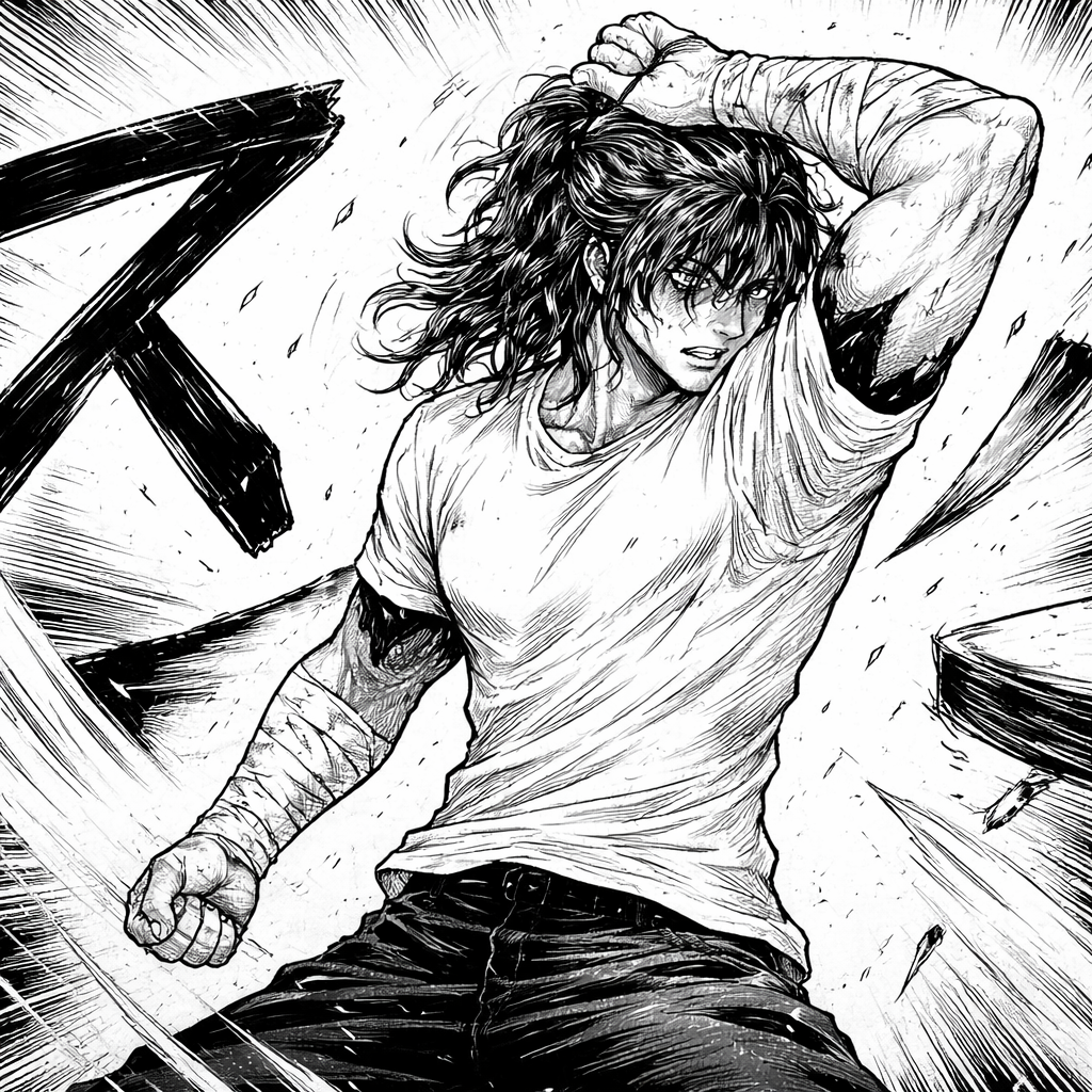 Make his t-shirt white